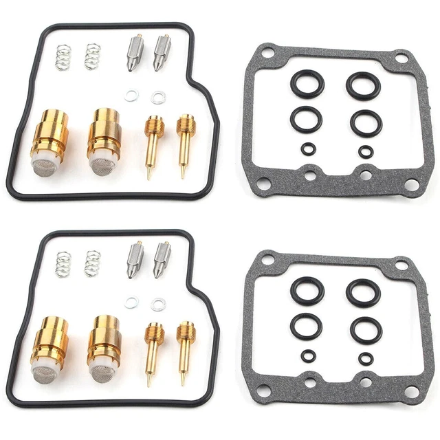 Set 2 Set Riparazione Carburatore Carbone per Suzuki VX800 VS1400 Ladro 1990 1991