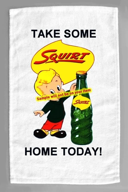 Squirt 'F' Soda Microfiber Hand Towel Citrus Cola