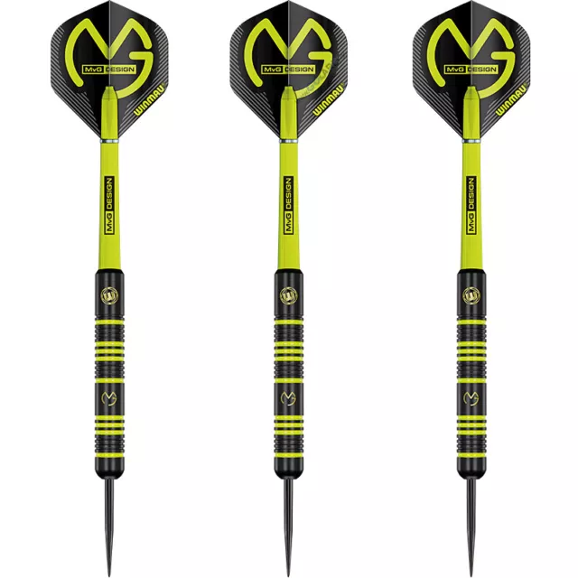 Winmau Steel Darts MvG Michael van Gerwen Ambition Brass Steeltip Steeldart 22 g