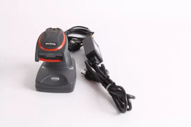 Honeywell 3820i Cordless Sr Barcode Scanner W/2020-5 Charge Base & Power Fornire