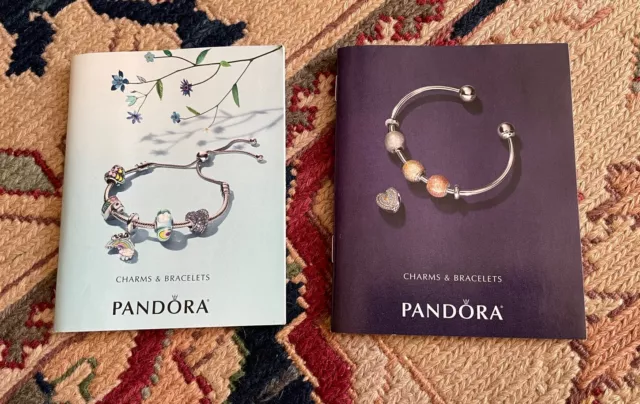 2017 & 2018 PANDORA Jewelry Booklet Catalogue With Item Codes 2 Catalogs