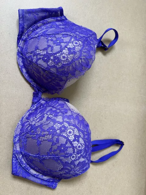 Victorias Secret Bra Very Sexy Push-up Size 32D Deep Purple