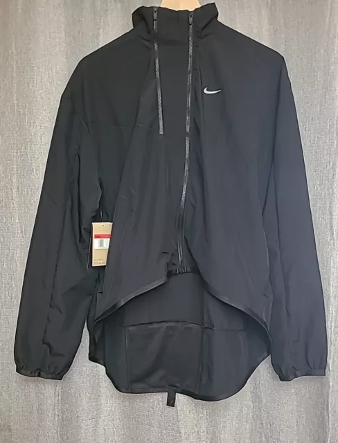 NIKE Dri-FIT Swoosh Running Jacket Black X-Large