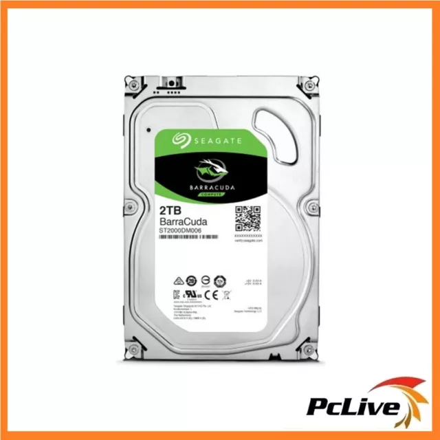 Seagate 2TB SATA3 III Hard Disk Drive 2000GB 256MB 3.5" Desktop HDD ST2000DM008