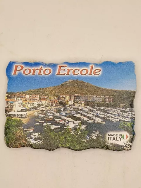 Magnete Calamita Resina Frigo Souvenir Magnet Porto Ercole Grosseto Toscana