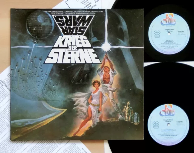 Star Wars / Krieg Der Sterne - Soundtrack 1977 2x LP GER 20th Century + OIS Mint