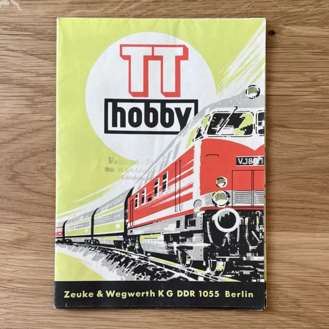 TT Zeuke Prospekt / Faltkatalog Zeuge & Wegwerth KG 1969 TT Hobby