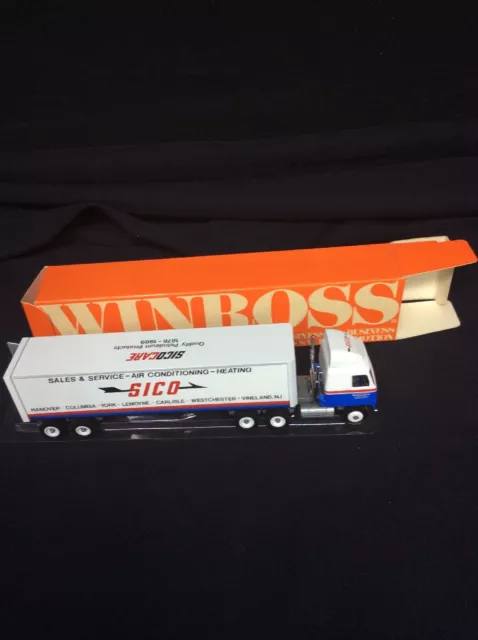 Sico Sales & Serice Heating Mount Joy Pa. Tractor Trailer Winross Truck Nos