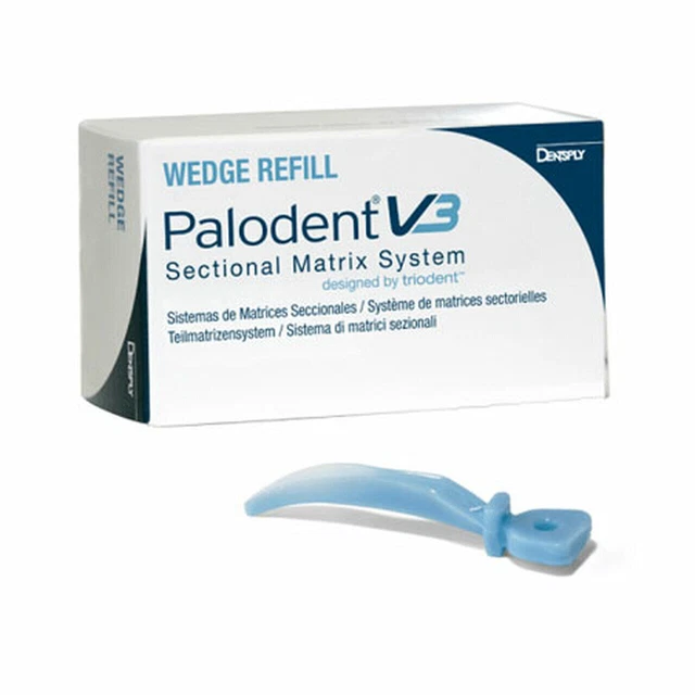 3 recharges de cales Dentsply Palodent V3, taille moyenne (100) - MEILLEURE...