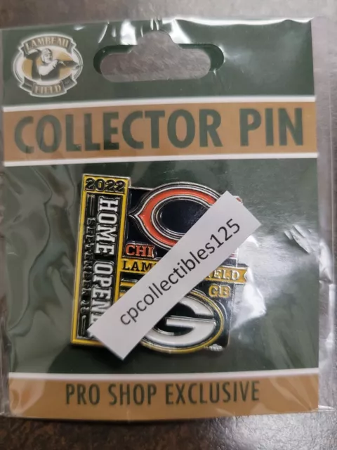 Chicago Bears VS Green Bay Packers Game day Pin 9/18/2022 NEW Lambeau Field