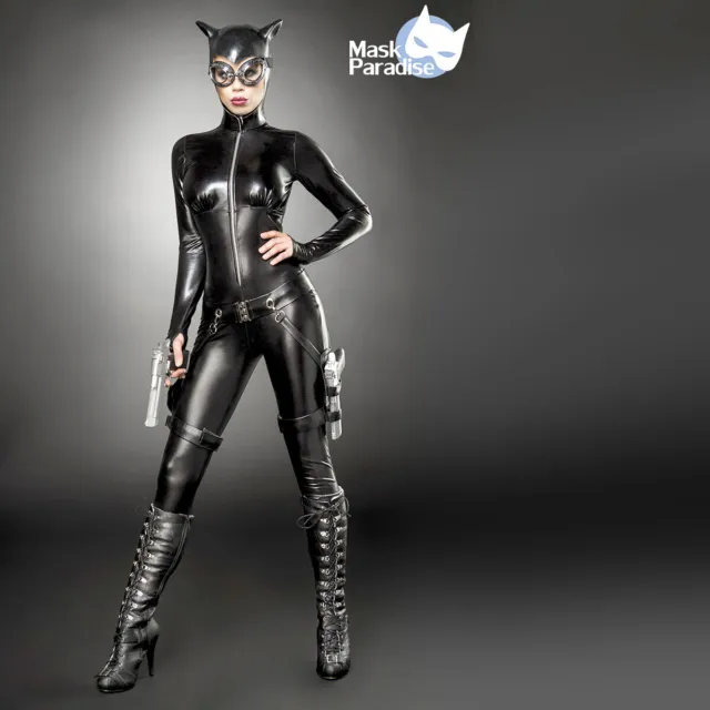 Costume Carnevale Catwoman Donna Gatto travestimento cosplay Sexy Romics 80061