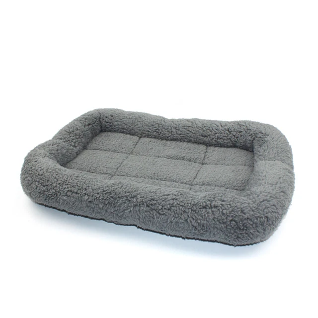 Colchón de espuma Topper Lana Colchón Topper Perro Cama Cajón Mascota Sofá Gris