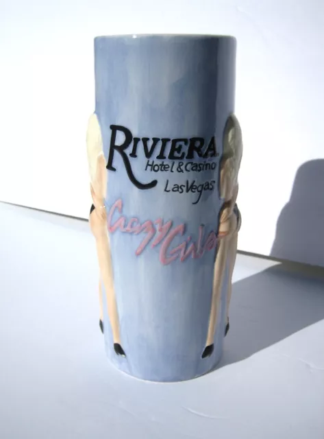 Vintage Riviera Hotel & Casino 'Crazy Girls' Las Vegas 24 Oz. Ceramic Mug