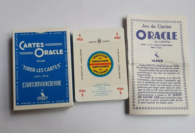 Grand tarot belline année 1966 boîte dorée complet