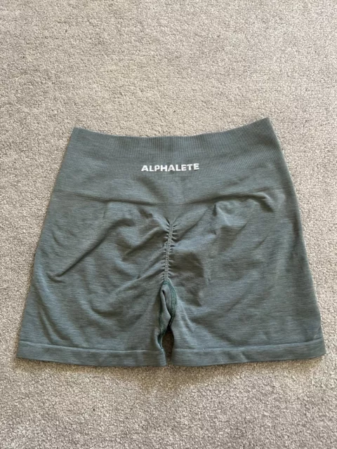 Pantaloncini Alphalete OG Amplify senza cuciture Scrunch Bum 3,5"" blu nomade taglia small