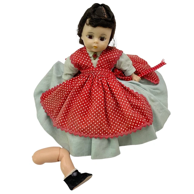 Vintage Madame Alexander Kin Little Woman Jo Bent Knee Needs Restringing