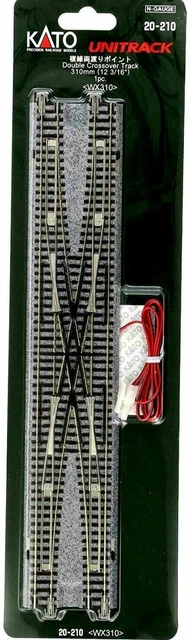 Kato N Scale Unitrack Flexible Flex Track - 31 13/16" (808mm), 10 Pieces, 21-000, Made In Japan