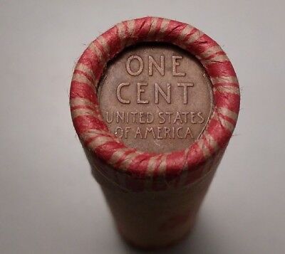 One Lincoln Wheat Cent Roll Pennies 1909-1958 PDS Mints 50 Coins Free Shipping