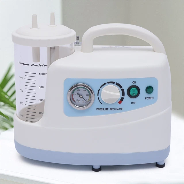 PHLEGM SUCTION UNIT Dental Medical Portable Suction Vacuum Aspirator
