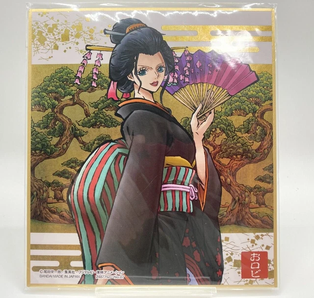 ONE PIECE NICO Robin Shikishi Art Card Wanokuni Gold leaf Unopened