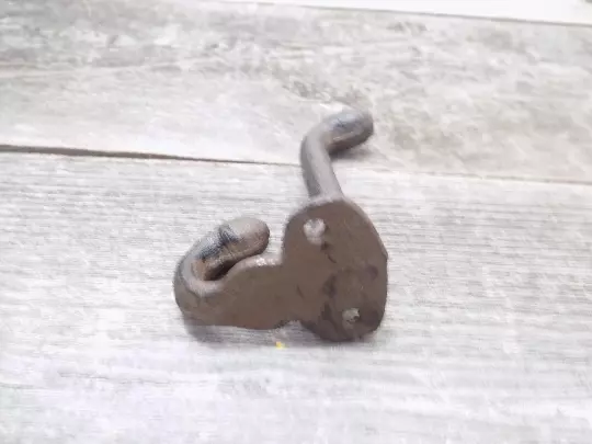 50 Cast Iron Rustic School Style Coat Hooks Hat Hook Hall Tree Restoration 3 1/2 2