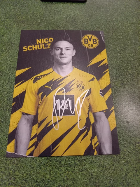 Carte Autographe Signée Ak Nico Schulz Borussia Dortmund - Collection Football Allemand