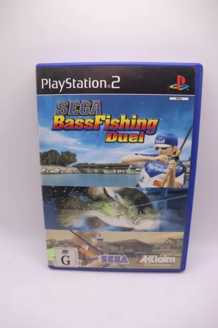 PLAYSTATION SEGA BASS Fishing Duel PS2 Complete with Manual $12.95