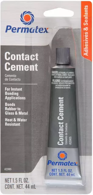 Permatex For Contact Cement Weather Stripping RequiresNo Clamping 1.5fl oz 25905