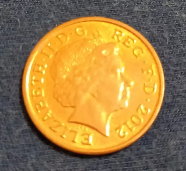 Queen Elizabeth II 2012 One Penny Diamond Jubilee 60yr Reign UK Britain