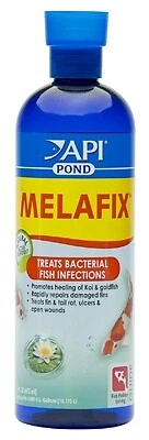 Melafix Pond Fish Bacterial Infection Remedy. 16-oz. -176B
