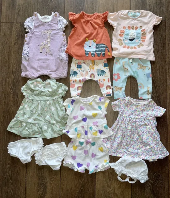 Next Marks & Spencer’s & John Lewis Baby Girls Clothes Bundle 0-3 Months
