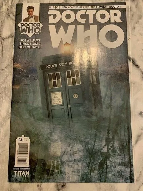 Doctor Who 3 New Adventures of the Eleventh Dr Who Titan 2014 Rare Hot series VF