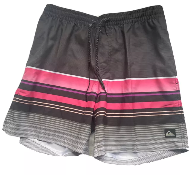 Quiksilver Swim Mens M Swell Vision 17” Volley Trunks Board Short 6" Inseam