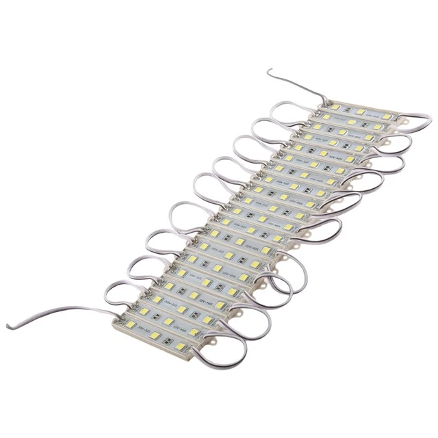 20pcs 5050 SMD 3-LED Module White  Modules 12V D4F5F5