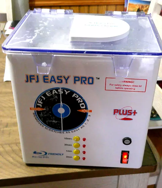 JFJ Easy Pro Disc CD DVD Repair Machine Lightweight Easy to Use NEW LID ASSEMBLY