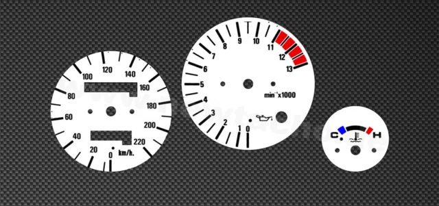 Tachoscheiben passend für Honda NSR 125 Tacho NSR125 Gauge Zifferblätter Set