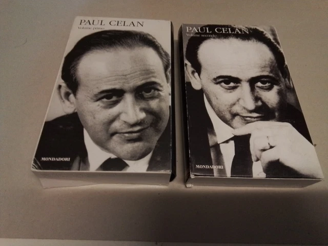 Paul Celan, I Classici della poesia Mondadori, 2 Voll,,8gn26 Paul Celan, I Classici della poesia Mondadori, 2 Voll,,8gn26
