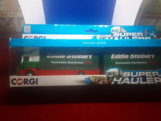 Corgi Eddie Stobart Box Lorry – Camion In Pressofusione Scala 1:64 – Super Haulers TY86659