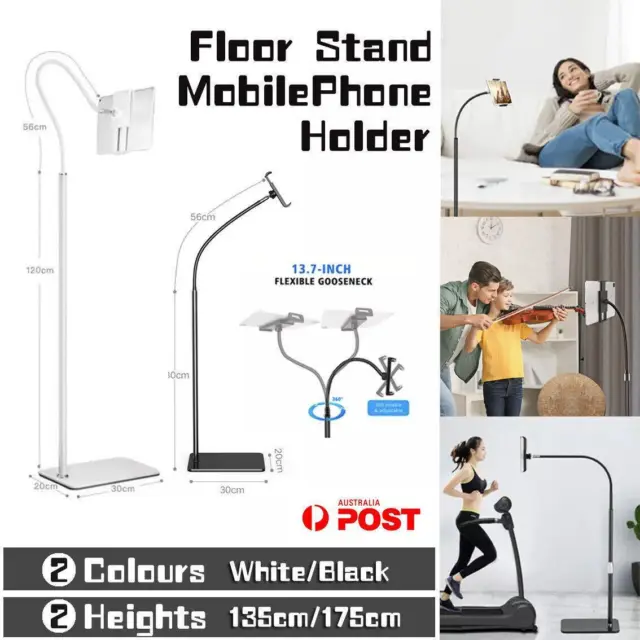 Adjustable Floor Stand Bed Lazy Mount Holder Arm Bracket For Phone Tablet iPad