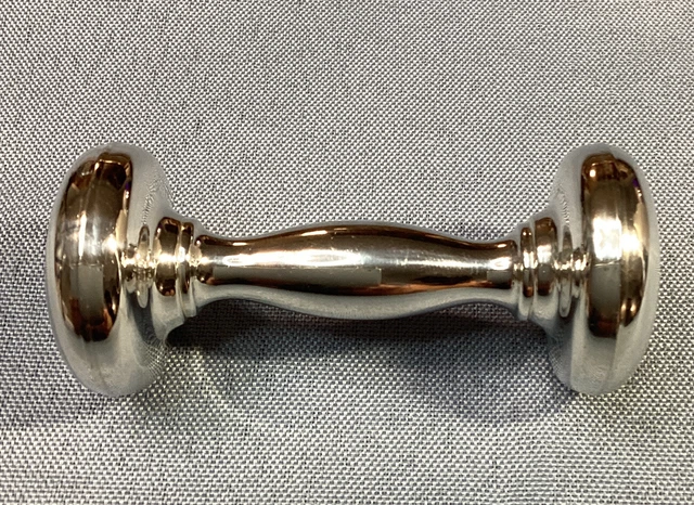 Webster Vintage Sterling Baby Rattle 2.5” Long No Monograms or Inscriptions