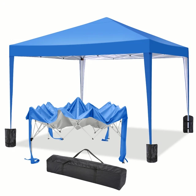 Faltpavillon 3x3M Pavillon Wasserdicht UV-Schutz Gartenzelt Faltbar Partyzelt