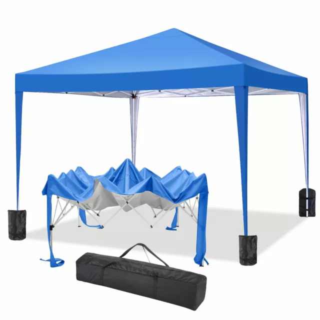 Pavillon 3x3m Faltpavillon Wasserdicht Stabil Popup Anti-UV Gartenzelt Partyzelt