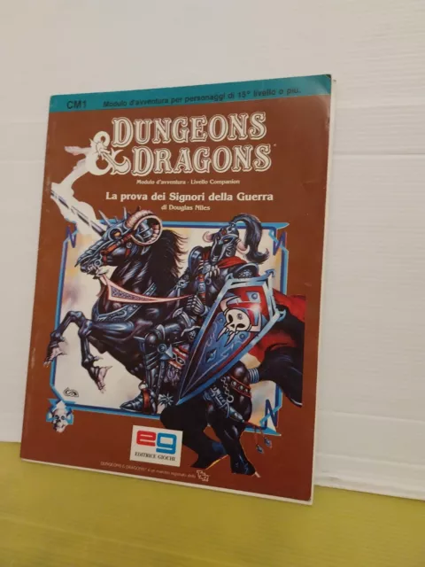 Dungeons & Dragons La Prova Dei Signori Della Guerra Editrice Giochi EG