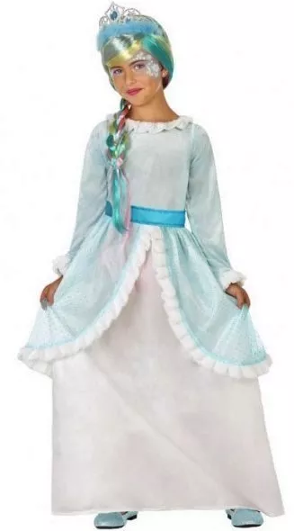 DEGUISEMENT FILLE PRINCESSE Bleue 7 8 9 Ans Costume Enfant Reine NEUF Pas cher EUR 17 99 PicClick FR