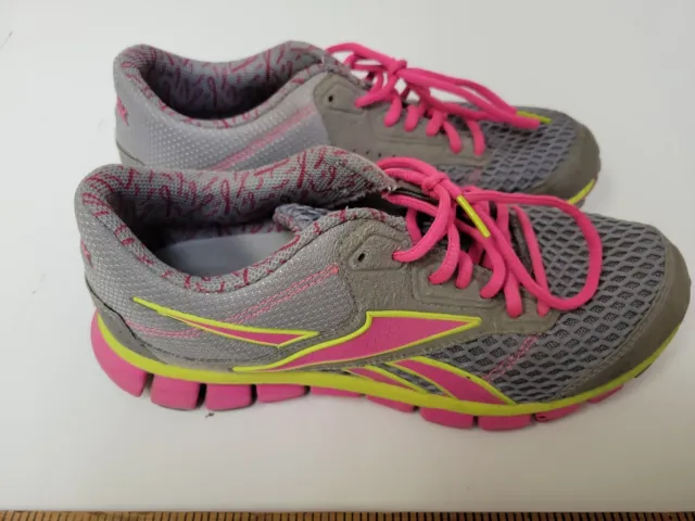 Reebok Womens Smoothflex Shoes Ride 3.0 Running Gray PINK V59221 Size 8.5