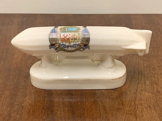 WWI/WW1 SWAN CRESTED China Zeppelin Airship-Pontarddulais-Pontardulais ...