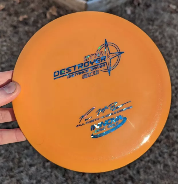 🚨NEW RARE🚨175g Paul McBeth 4X Innova Star Destroyer Golf Disc Distance Driver