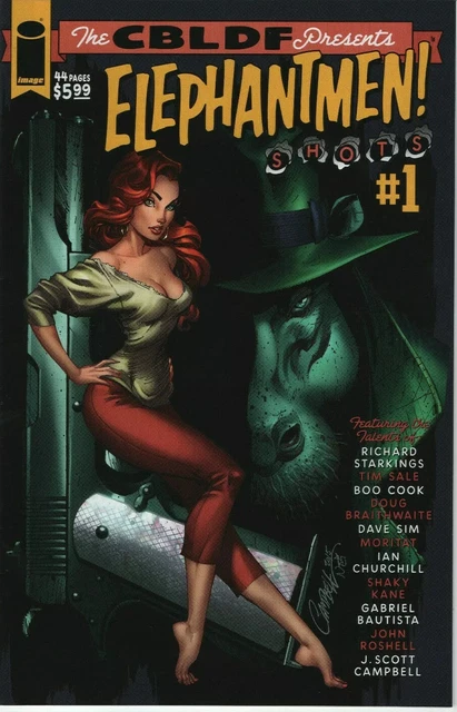 Elephantmen: Shots #1 J Scott Campbell Variant Cover 30 18 Image Comics 2015