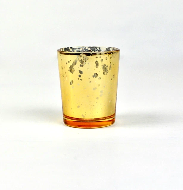 Gold Mercury Glass Tea Light Holders Wedding Event Christmas Decoration