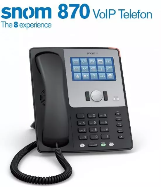 Business Telefon Snom 870 Farbdisplay Touchscreen VoiP, SIP, PoE
